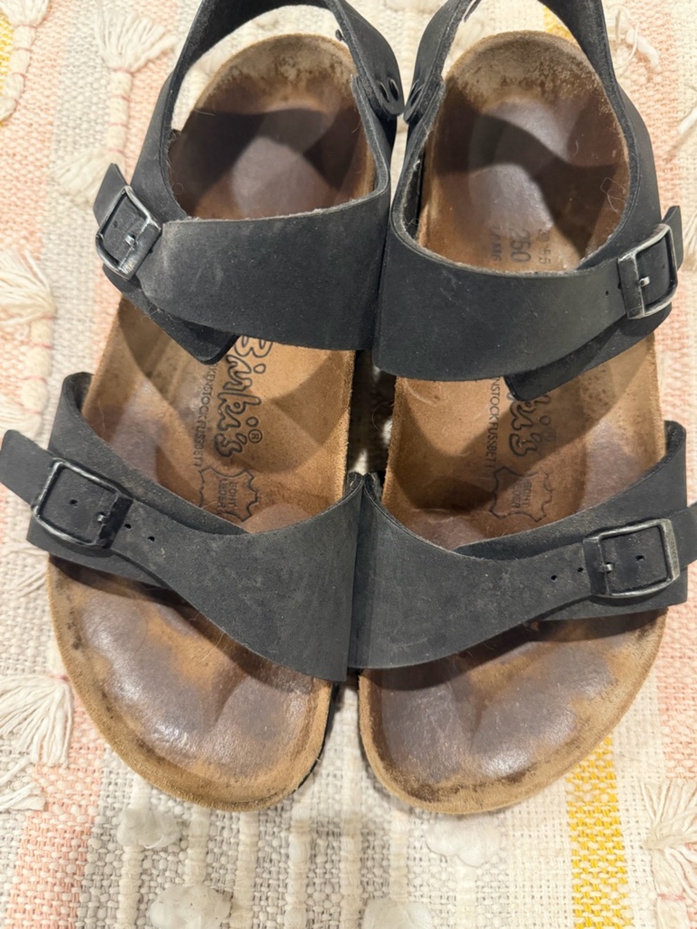 🩴 Birkenstock Milano Sandals – Black Leather – Size 39 (Women’s 8/8.5)
